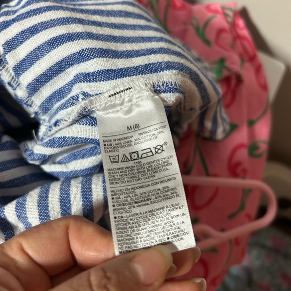 Old Navy printed Sleeveless bottom-front Romper Girls Size M - Picture 5 of 8